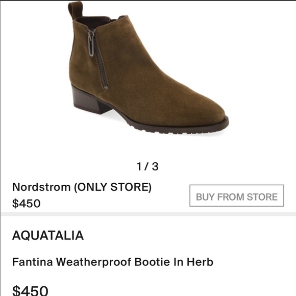 Aquatalia Fantina Waterproof Suede 